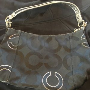 Coach brown leather purse